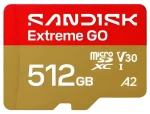 SanDisk Extreme GO microSDXC 512GB / Micro SD karta / 240 MB/s čítanie / 160 MB/s zápis (SDSQXGN-512G-GN6MN)