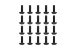 EKWB EK-Loop Phillips Head Screw Set M4x10mm - Black (20pcs) (3831109898000)