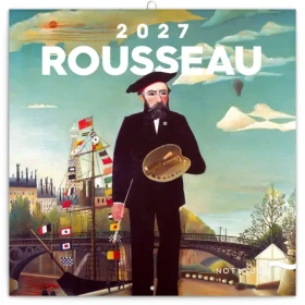 NOTIQUE Henri Rousseau 2027 / Poznámkový kalendár / 30 × 30 cm