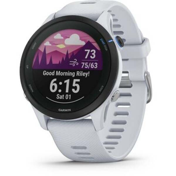 Garmin Forerunner 255 Music biela / športové hodinky / GPS / BT / Wi-Fi / prehr. hudby / merač tepu / krokomer (010-02641-31)