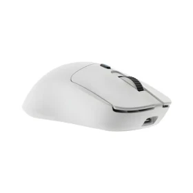 White Shark MAXIMUS biela / Herná bezdrôtová myš / optická / 26000 DPI / 6 tlačidiel / 2,4 GHz/BT/USB (MAXIMUS-W)