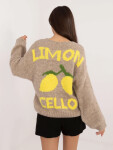Jumper MI SW 2108.92 béžový jedna velikost