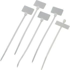 TRU COMPONENTS značenie káblov Potlačiteľná plocha: 20 x 13 mm prírodná 100 ks; 539848