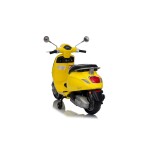 Mamido Detský elektrický skúter Vespa ROMA žltý