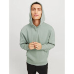Jack&Jones pánska mikina JJESTAR BASIC SWEAT HOOD NOOS 12208157 ICEBERG GREEN M