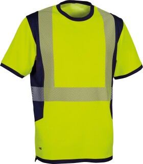 Reflexné pracovné tričko Cofra PARHAM Farba: Žltá, Veľkosť: S (V650-0-03_Z_2)