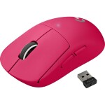 Logitech G Pro X Superlight ružová / Bezdrôtová herná myš / 5 tlačidiel / 25400dpi (910-005956)