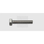 SWG 96104067 šesťhranná skrutka M10 40 mm vonkajší šesťhran DIN 933 nerezová ocel A2 25 ks; 96104067