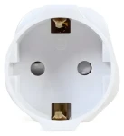 Cablexpert Cestovný adaptér EU-UK biela / Napájací adaptér / 13 A (A-AC-EUFUKM-01)
