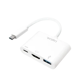 LogiLink UA0258 biela / USB-C Hub / 1x USB-C / 1x USB-A / 1x HDMI (UA0258)