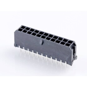 Molex vstavaná pinová lišta (štandardná) Počet pólov 22 Raster (rozteč): 3.00 mm 430452213 1 ks Tray; 430452213