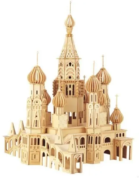 Wooden City Drevené 3D puzzle Chrám St. Petersburg veľký