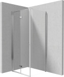 DEANTE/S - Sprchovací kút pevná stena 120, skladacie dvere 70 KTSX047P+KTS_032P KERRIA/0311
