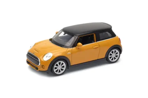 Welly - New Mini Hatch model 1:34 oranžová