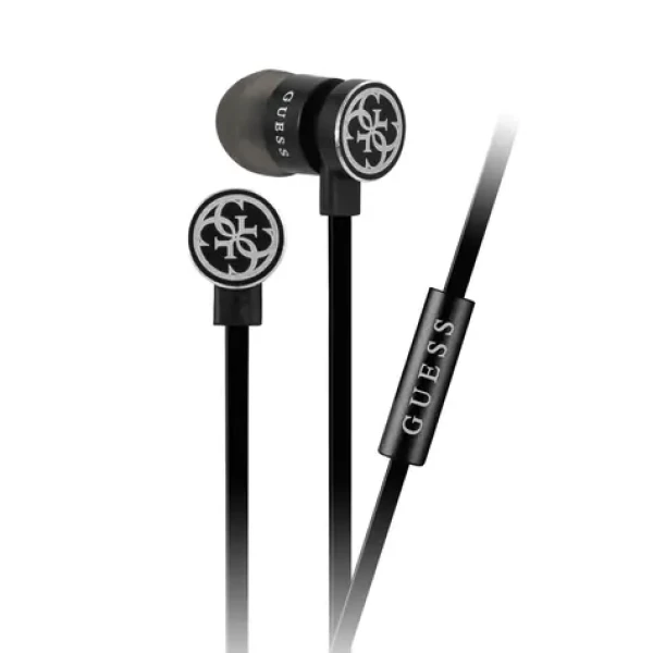 Guess Wire Stereo Headset čierna / 1.2m (3700740421284)