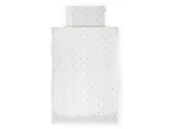 Childhome Detské obliečky 2-dielne Jersey Gold Dots / postieľky 120x60 cm aj 140x70 cm (CCDCJGD)