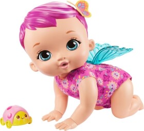 Mattel My Garden Baby™ lezúci motýlik so zvukmi ružový