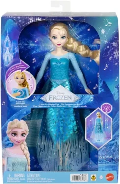 Mattel Bábika Elsa Spievajúci s kúzelnými svetielkami (JNB97)