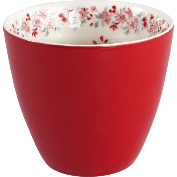 GREEN GATE Latte cup Red Emberly Inside 300 ml