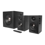 Edifier S355DB čierna / Reproduktory 2.1 / 150 W RMS / Bluetooth 6.0 / HDMI eARC / optický / koax. / USB-C