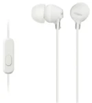Sony MDR-EX15AP Biela / Slúchadlá do uší s mikrofónom (MDREX15APW.CE7)