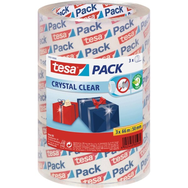 Tesa ULTRA STRONG 57831-00000-01 baliace lepiaca páska TESAPACK® číra (d x š) 66 m x 50 mm 3 ks; 57831-00000-01