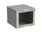 Solarix SENSA-9U-66-11-G rozvádzač nástenný 9U 600mm / dvere sklo / RAL 7035 (83000283)