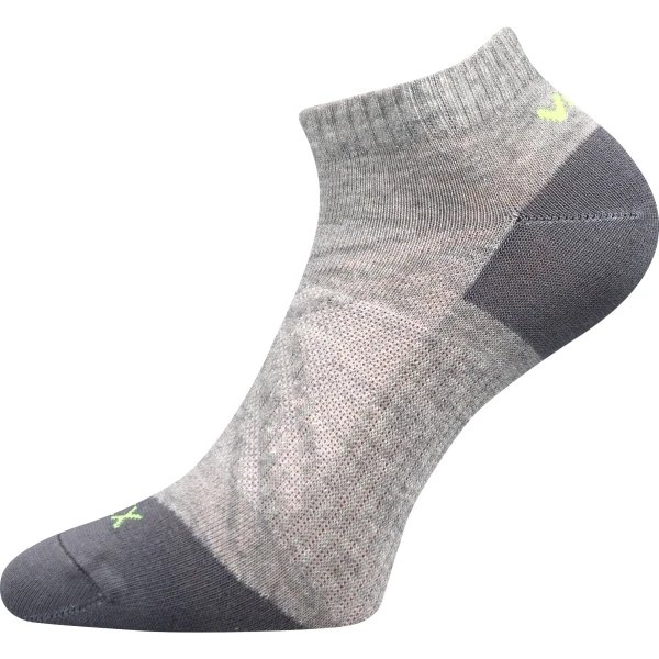 VOXX ponožky Rex 15 light grey melé 3 páry 35-38 117274