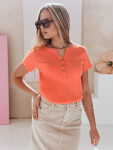 Dámska rebrovaná blúzka KISS LOOK pink FashionStreet RY2838 univerzita