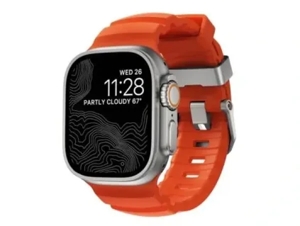 Nomad Rocky Point Band remienok pre Apple Watch 49/45/44/42mm natural/magma (NM014872858)