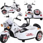 Lean Toys elektrická motorka SX138 biela