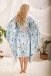 Kalimo Housecoat Hulhule Blue