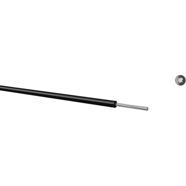 LiYv 0,25 qmm yellow, Hook-up wire , stranded, PVC 060102504 Kabeltronik; 060102504