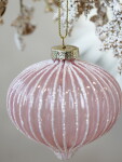 Chic Antique Sklenená ozdoba Pink Bauble