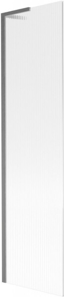 MEXEN/S - Next L vaňová zástena FIX 50 x 150, prúžky, grafit kartáčovaná 895-050-000-03-09-66