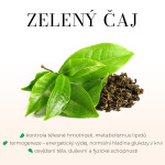 ZELENÝ ČAJ - antioxidant, koncentrácia, kontrola telesnej hmotnosti