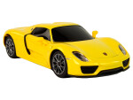 Mamido Elektrické autíčko R/C Porsche 918 1:24 Rastar v žltej farbe