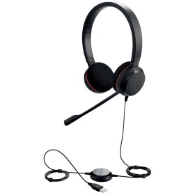 Jabra Evolve 20 Počítače slúchadlá do uší káblové stereo čierna Redukcia šumu mikrofónu Headset, regulácia hlasitosti; 4999-823-109