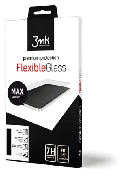 3mk FlexibleGlass Max čierna / Hybridné sklo / XIAOMI Redmi 5 PLUS / 7H / 0,2 mm