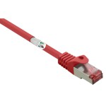 Renkforce RF-5372564 RJ45 sieťové káble, prepojovacie káble CAT 6 S/FTP 10.00 m červená s ochranou, pozlátené kontakty, samozhášavý 1 ks; RF-5372564
