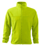 Pánska fleecová bunda limetková 3XL (original)