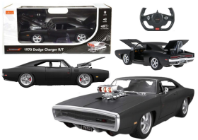 Mamido Športové autíčko Dodge Charger R/T na diaľkové ovládanie RC 1:16 čierne