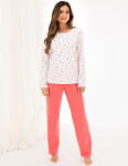Pyžamo Regina 717 long/ 2XL-3XL Z25/26 dámske modrá XXL