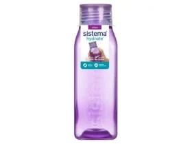 Sistema Hydrate Square Hranatá fľaša so skrutkovacím viečkom 475 ml fialová (8592001423138)