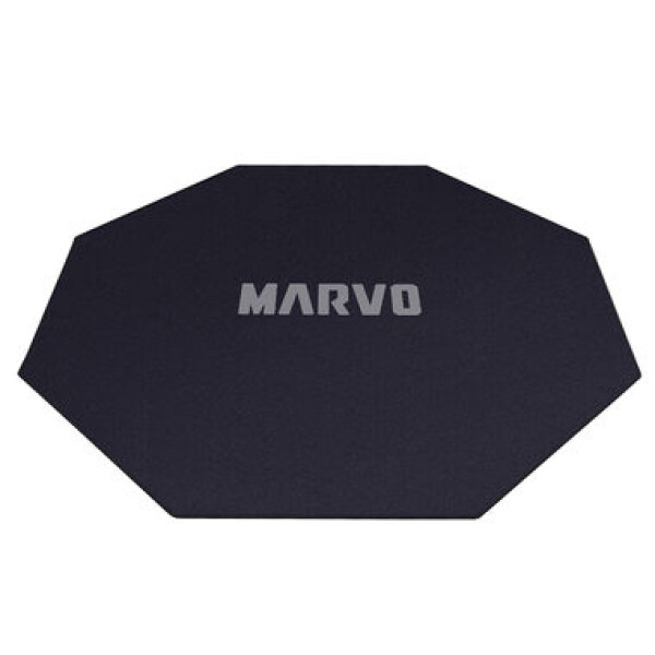 Marvo GM02 čierna / podložka pod kreslo / textilná / protišmyková / 1100 x 1100 x 2 mm (GM02BK)