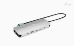 I-TEC USB-C Metal Nano 3x Display Dock / Dokovacia stanica / 2x HDMI / 1x USB-C video / PD 140W / LAN (C31NANOTRIPLEDOCKPD)