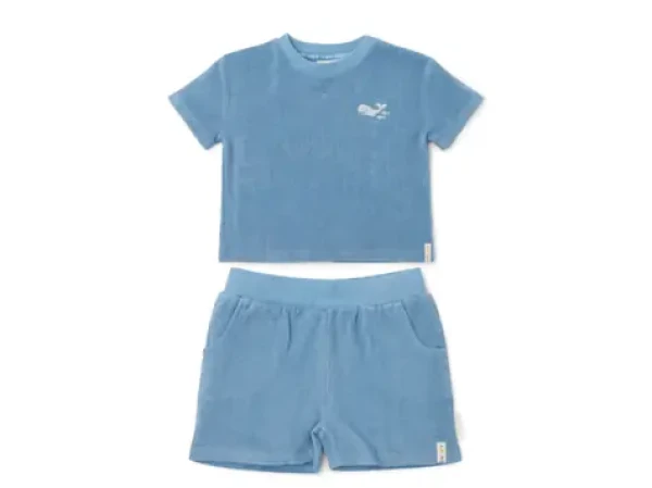 Little Dutch Tričko a kraťasy Ocean Sea Life Blue veľ. 74/80 (CL25034402LD)