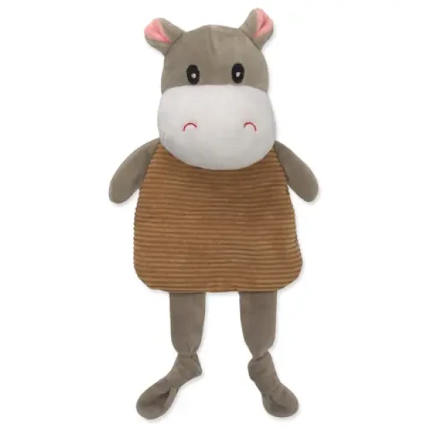 HAVE A PET Hračka pre psov Rusty býk hnedá / Plyšová so šušťaním a pískatkom / 29,5 cm (854-343572)