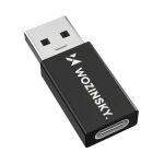 Wozinsky WAAC-01 čierna / OTG adaptér / USB-A - USB-C