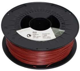 Smartfil PLA filament Glitter Red 1,75 mm 1 kg